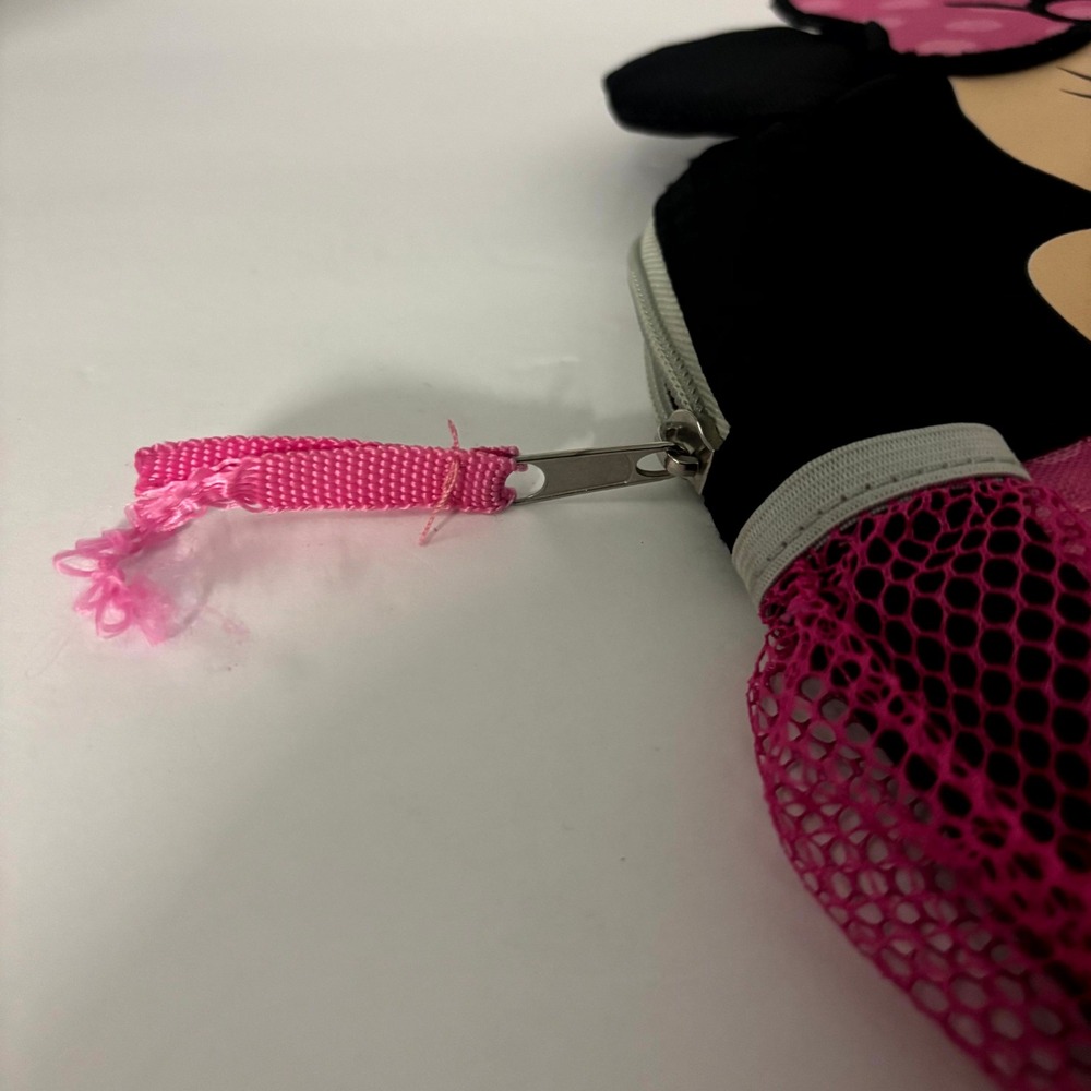 Disney Minnie Mouse Toddler Backpack Pink Polka Dot Safety Harness Leash - Picture 3 of 7